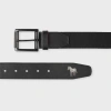 Ps By Paul Smith Black 'zebra' Webbing Belt In Black