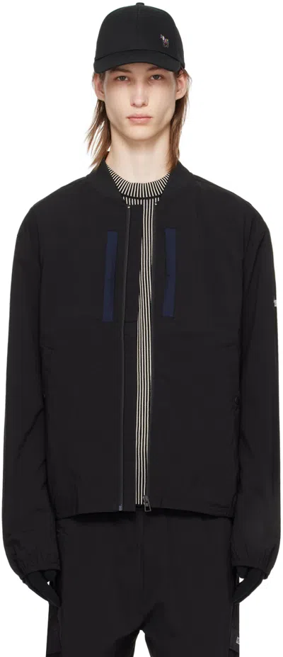 Ps By Paul Smith Black Zip Bomber Jacket