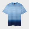 Ps By Paul Smith Blue Gradient Stripe T-shirt In Blue