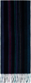 PS BY PAUL SMITH BLUE STRIPED SCARF