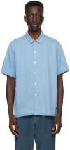 PS BY PAUL SMITH BLUE VENTED SHIRT