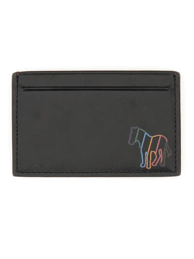 Ps By Paul Smith "board Stripe Zebra" Card Holder