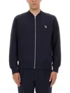 Ps By Paul Smith Zip Sweatshirt. In Blue