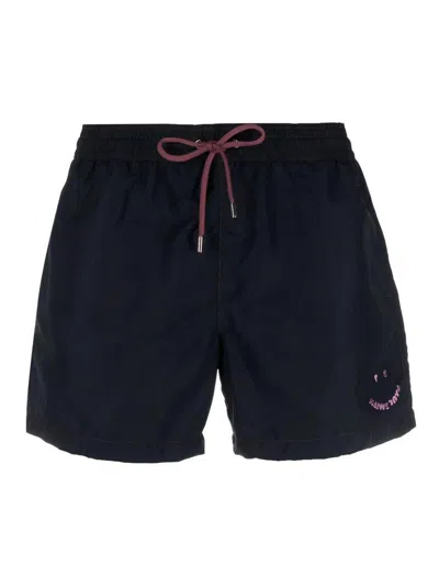 Ps By Paul Smith Men Swim Short In Blue