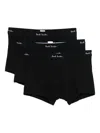 Ps By Paul Smith Branded-waistband Boxers (pack Of Three) In Black
