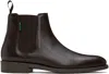 Ps By Paul Smith Brown Cedric Chelsea Boots In 66 Brown