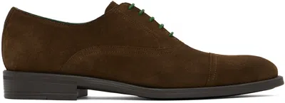 Ps By Paul Smith Brown Connery Oxfords In 66 Browns