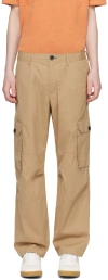 PS BY PAUL SMITH BROWN PANEL CARGO PANTS