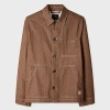 Ps By Paul Smith Brown Rinse Denim Work Jacket Blue In Multi