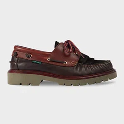 Ps By Paul Smith Brown 'rowan' Boat Shoes