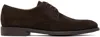 Ps By Paul Smith Brown Suede Bayard Derbys In 69 Brown