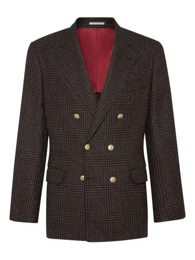 Ps By Paul Smith Brunello Cucinelli Double Breasted Jacket In Multi