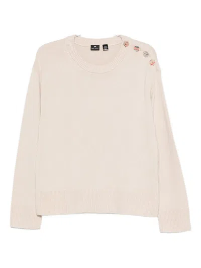 PS BY PAUL SMITH BUTTON-DETAIL SWEATER