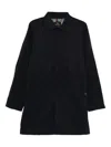 Ps By Paul Smith Button-fastening Pocket Coat In Black