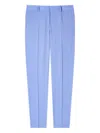 Ps By Paul Smith Button-fastening Tailored Trousers In Blue