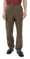 Ps By Paul Smith Button Pocket Cargo Pants Mitgr In Mitgr