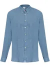 Ps By Paul Smith Button-up Chambray Shirt In Blau