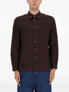 Ps By Paul Smith Regular Fit Shirt In Burgundy