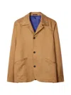 Ps By Paul Smith Buttoned Jacket In Neutral