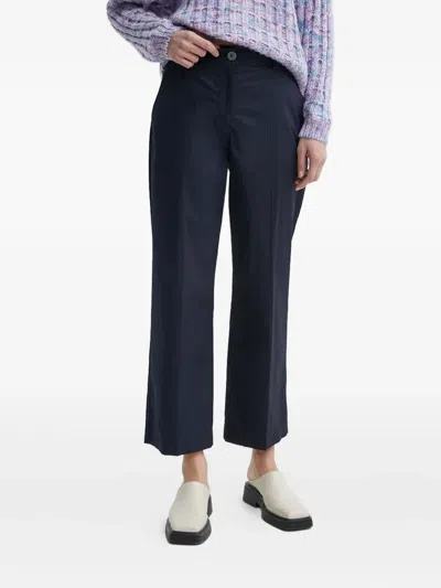 Ps By Paul Smith Buttoned Trousers In Blue