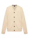 Ps By Paul Smith Buttoned V-neck Cardigan In Neutral