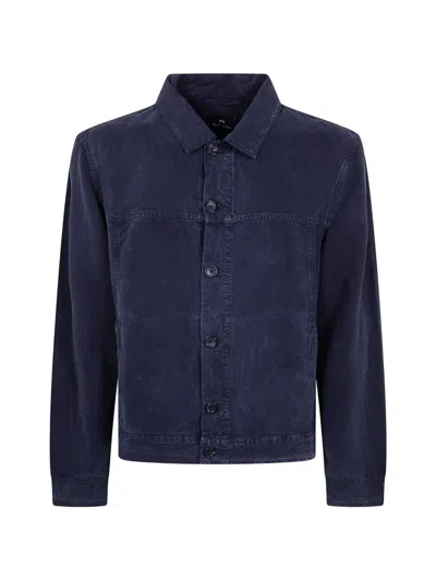 PS BY PAUL SMITH BUTTON-UP COLLARED JACKET