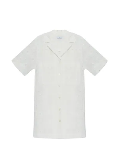 Ps By Paul Smith Button-up Mini Dress In Multi