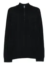 Ps By Paul Smith Cable-knit Jumper In Black