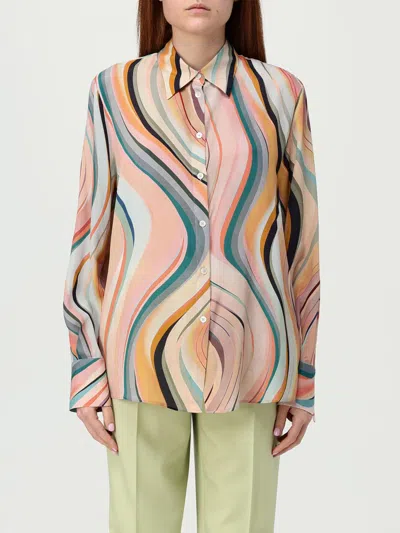 PS BY PAUL SMITH SHIRT PS PAUL SMITH WOMAN COLOR MULTICOLOR,G91218005