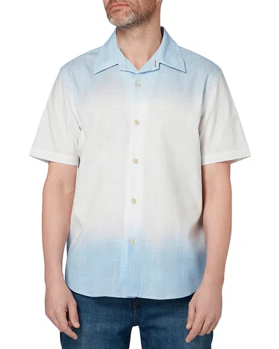 Ps By Paul Smith Camp Collar Shirt In Blue