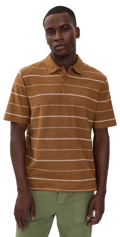 Ps By Paul Smith Casual Fit Polo Shirt Dark Brown