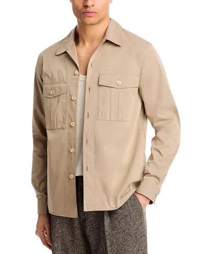 Ps By Paul Smith Casual Fit Shirt Jacket In Neutral
