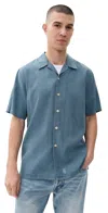 Ps By Paul Smith Casual Fit Shirt Petrol Blue In Blue