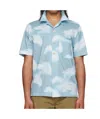 Ps By Paul Smith Abstract-print Shirt In Blue