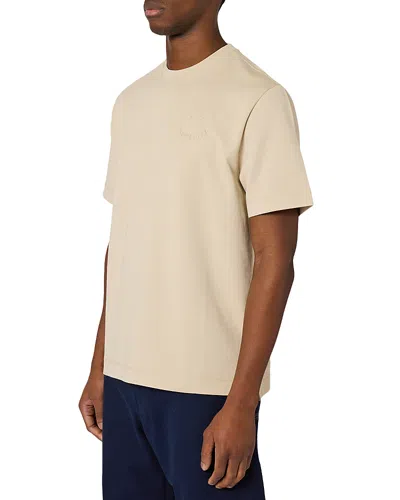 Ps By Paul Smith Casual Stretch Cotton Crewneck T-shirt In Neutral
