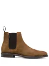Ps By Paul Smith Cedric Almond-toe Chelsea Boots In Brown