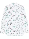 Ps By Paul Smith Ps Paul Smith Floral Print Cotton Shirt In White