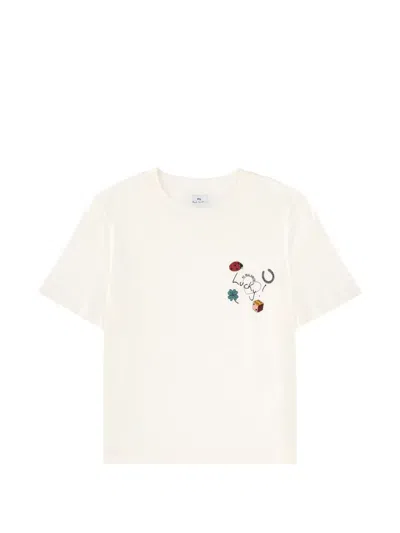 Ps By Paul Smith Charms Graphic T-shirt In Neutral