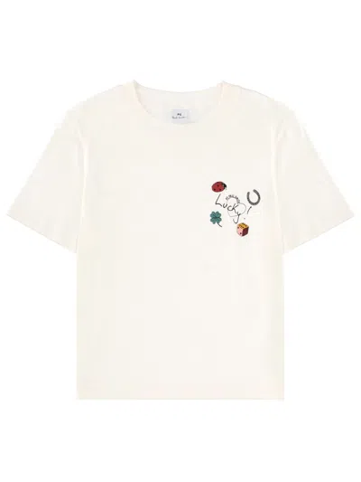 Ps By Paul Smith Charms Graphic T-shirt In Neutral