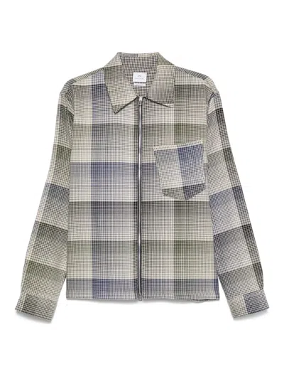 PS BY PAUL SMITH CHECK-PATTERN COTTON JACKET