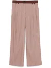 Ps By Paul Smith Check-pattern Trousers In Brown