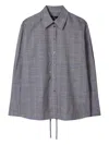 Ps By Paul Smith Checked Shirt In Gray