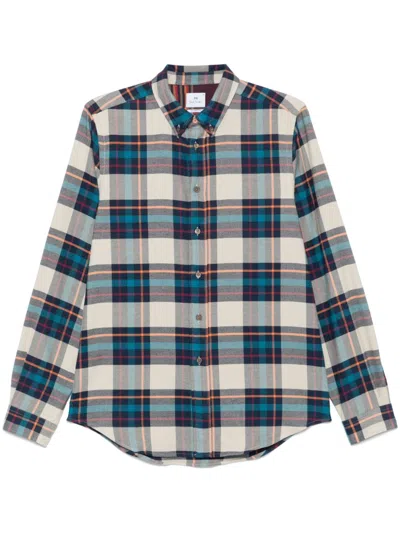 Ps By Paul Smith Checked Shirt In White