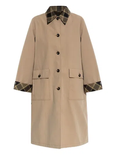 Ps By Paul Smith Checked-trim Coat