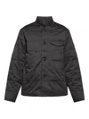 Ps By Paul Smith Chest-pocket Padded Jacket In Black