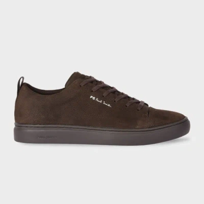 Ps By Paul Smith Chocolate Brown Nubuck 'lee' Trainers