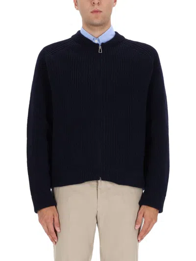 Ps By Paul Smith Classic Wool Blend Sweater For Men In Black
