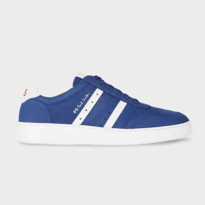 Ps By Paul Smith Cobalt Blue Leather 'birch' Trainers