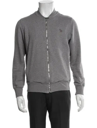 Pre-owned Ps By Paul Smith Collar Long Sleeve Polo Shirt In Grey