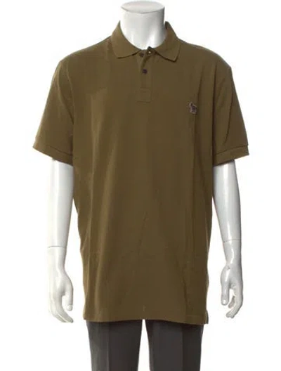 Pre-owned Ps By Paul Smith Collar Short Sleeve Polo Shirt W/ Tags In Green